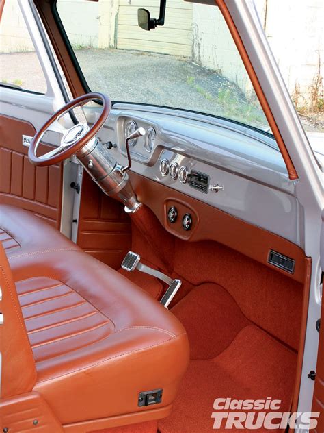 1005clt07o1955fordf100pickuptruckcustomleatherinterior