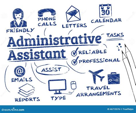 Administrative Assistant Stock Illustration Image 46715576