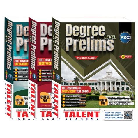 Degree Level Preliminary Exam Rank File 2024 Talent Academy