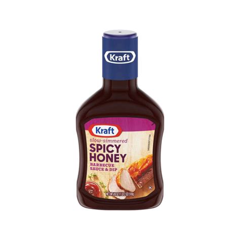 Kraft Bbq Slow Simmered Spicy Honey Barbecue Sauce And Dip 510g Shopifull