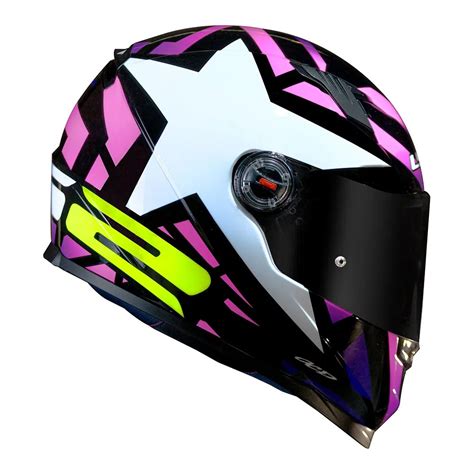 CAPACETE LS2 FF358 STARWAR PRETO ROSALS2Fechado IntegralKPA7