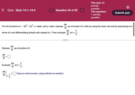 Solved Quiz Quiz 14 1 14 4