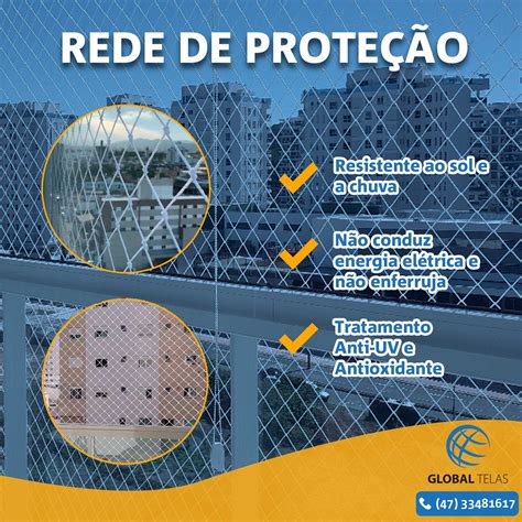 Rede de Proteção Global Telas