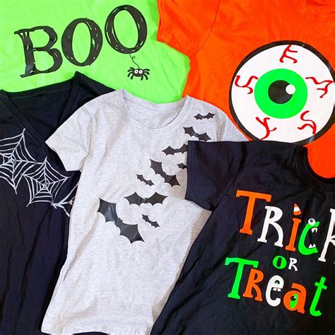 Make Your Own Halloween Shirts with Your Cricut - 100 Directions