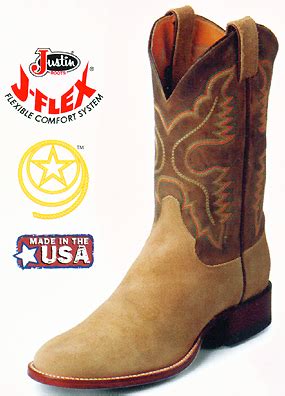 Justin George Strait Mens Roper Boots Ropers