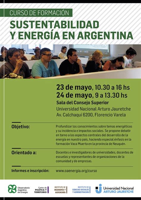 Actividades Semana De La Energ A Universidad Nacional Arturo Jauretche