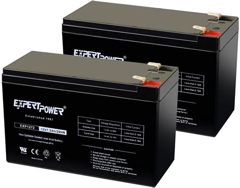 Expertpower® 12v 72ah Sealed Lead Acid Sla Rechargeable Battery For Security