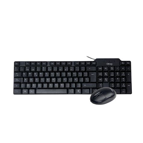 Combo Teclado 104 Teclas Y Mouse Óptico Con Cable Dinax DX CTM555