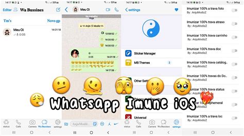 SAIU WHATSAPP ESTILO IPHONE IMUNE IOS 16 NO ANDROID 2022 Fouad IOS