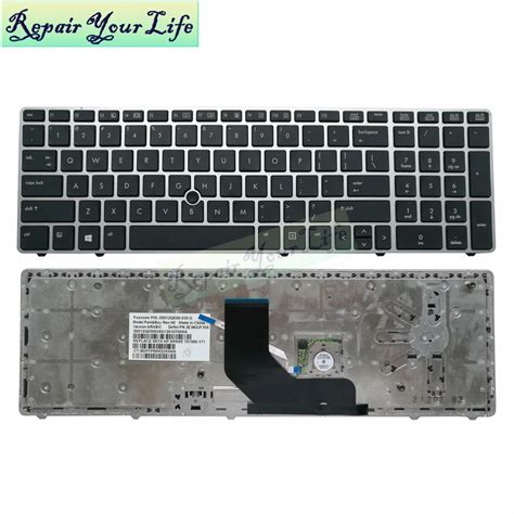 Repair You Life Laptop Keyboard For HP For EliteBook 8560p 8570p US