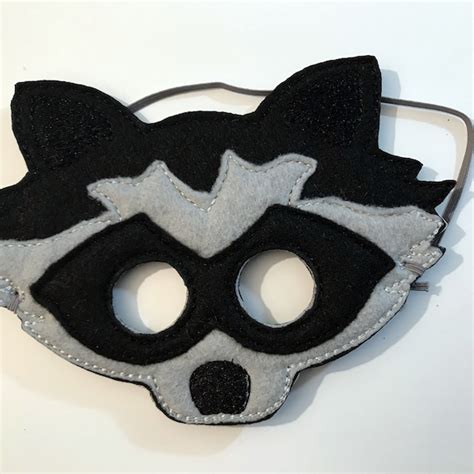 Raccoon Mask - Etsy