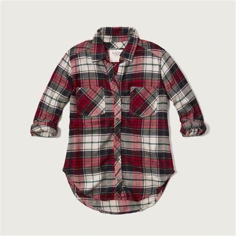 Abercrombie Fitch Plaid Flannel Shirt 17 Liked On Polyvore