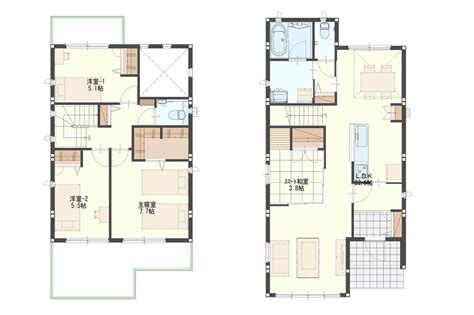 【注文住宅】吹き抜けのある30坪台・間取り実例 住まいづくりに役立つ情報サイト「home Tag」