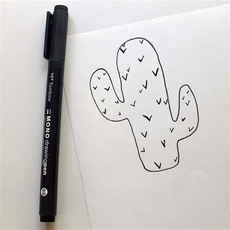 DIY! How To Make Your Own Cactus Emoji Stickers!