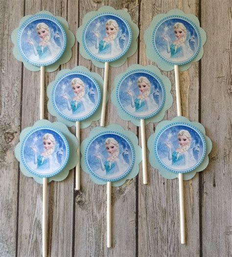 Elsa Frozen Cupcake Toppers