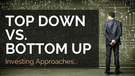 What Is Top Down And Bottom Up Approach While Investing Animated