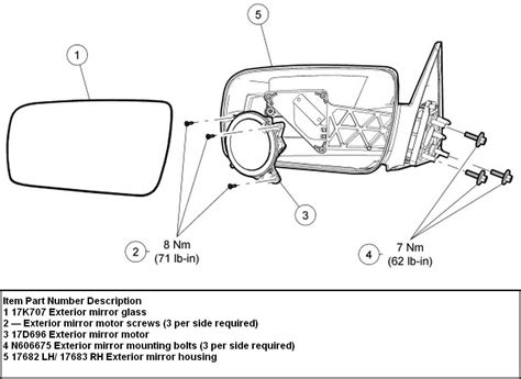 05 Ford Focus Side Mirror Diagram