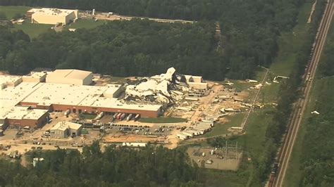 North Carolina Photos Capture Tornado Damage At Pfizer Building