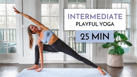 Intermediate Vinyasa Yoga Class 25 Min Hot Playful Yoga Workout