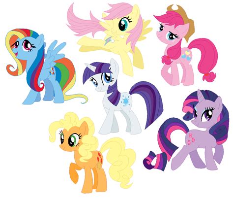 Mane 6 Color Swap By Hauntingmusician On Deviantart