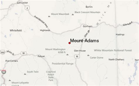 Mt Adams Washington Map Interactive Map