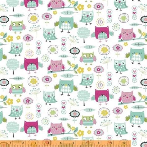 Hoot Owl Fabric Etsy