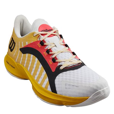 Padel Shoes Wilson Hurakn Pro White Gold 2023 Zona De Padel