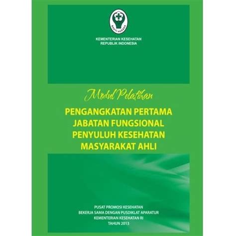 Jual Modul Pelatihan Pengangkatan Pertama Jabatan Fungsional Penyuluh