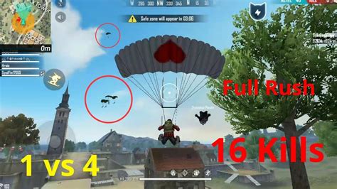 Free Fire Best Killing Montage Free Fire Rush Gameplay Solo Vs Squad