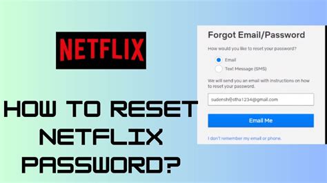 How To Reset Netflix Password Netflix Account Password Reset YouTube