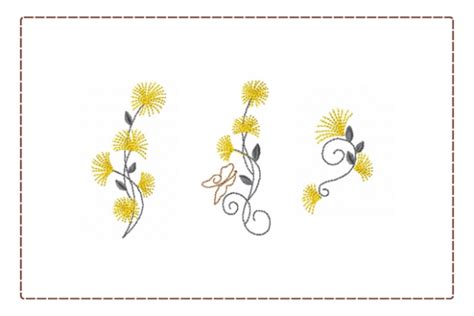 Floral Embroidery Designs · Creative Fabrica