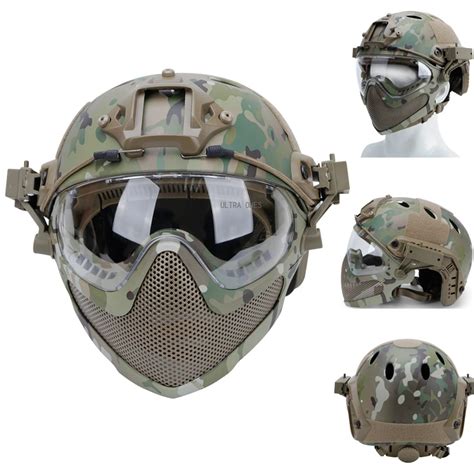 M Scara De Capacete T Tico E Conjuntos De Culos Tiro Airsoft Capacetes