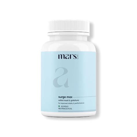 Mars By Ghc Surge Max For Men Help Maintain Overall Health Stamina