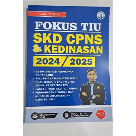 Jual FOKUS Dan MASTER TIU SKD CPNS Kedinasan 2024 2025 Shopee Indonesia