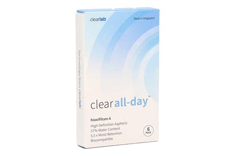 Контактные линзы Clear All-day