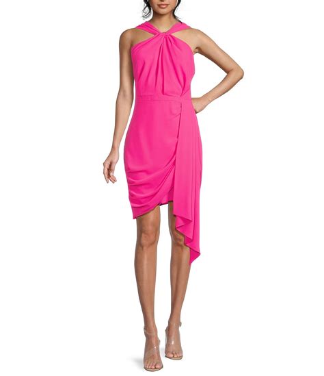 Belle By Badgley Mischka Poppy Twist Front Sheath Dress Dillard S