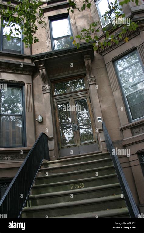 A Brownstone Building Stock Photo - Alamy