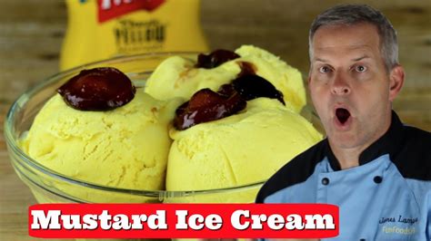 Mustard Ice Cream How To Make Mustard Flavored Ice Cream Youtube