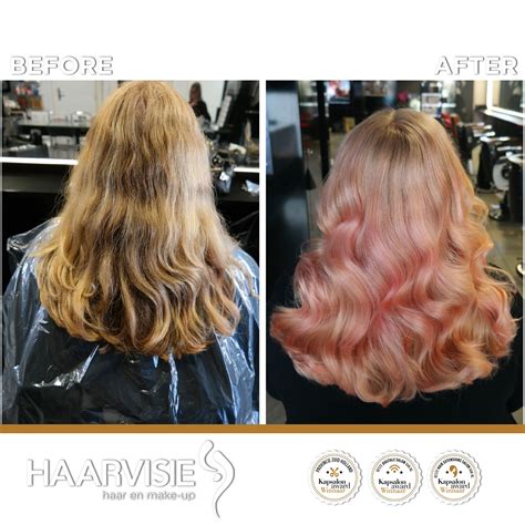 Rose blond hair | Haar, Kapsalons