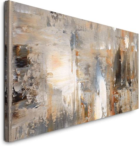 Paul Sinus Art GmbH Abstract 120 X 50 Cm Panorama Canvas Afbeelding XXL