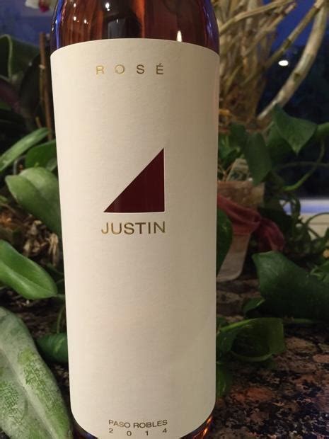 2014 Justin Vineyards And Winery Rosé Usa California Central Coast