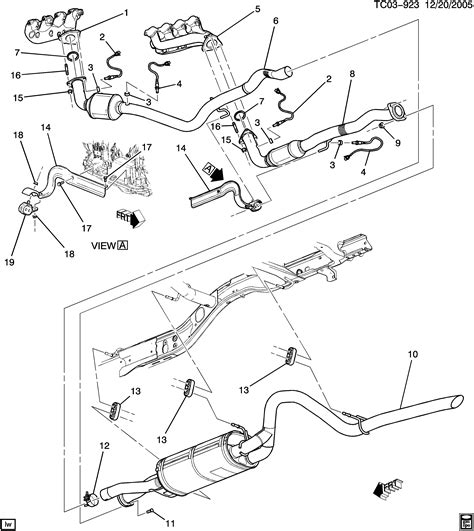 Cadillac Escalade Bodystyle Awd Ck Exhaust System V Ly