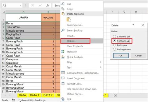 Cara Cepat Menghapus Baris Di Excel Blog Tutorial Microsoft Excel