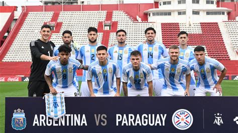 Sub La Selecci N Argentina Gole A A Paraguay De Cara A Los