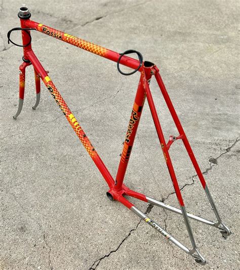 Columbus Spx Rossin Frameset Vintage Bike Lugged Frame Fork Pantograph