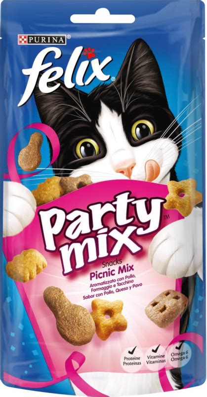 Felix Party Mix Snacks Para Gatos Varios Sabores Diferentes