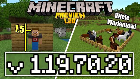 Minecraft PREVIEW 1 19 70 20 Przegląd Co Nowego Ogrom Vanilla