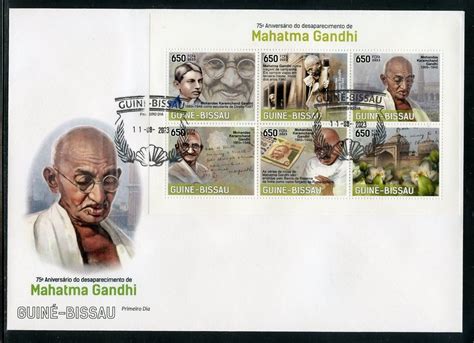 Guinea Bissau 2023 75th Memorial Anniversary Of Mahatma Gandhi Sheet