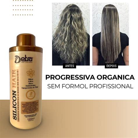 Progressiva Sem Formol Profissional Silicon Hair Detra Liso Definitivo