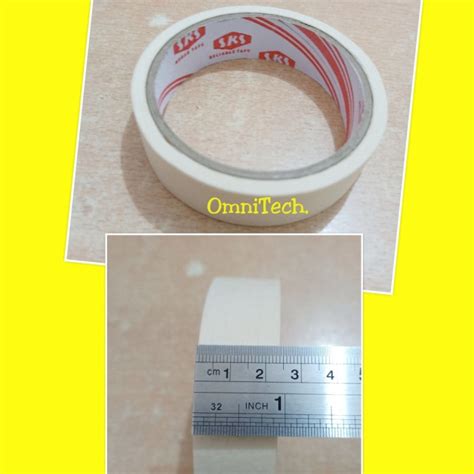 Jual Lakban Kertas Masking Tape Sks Inch Inci Mm Mm Cm